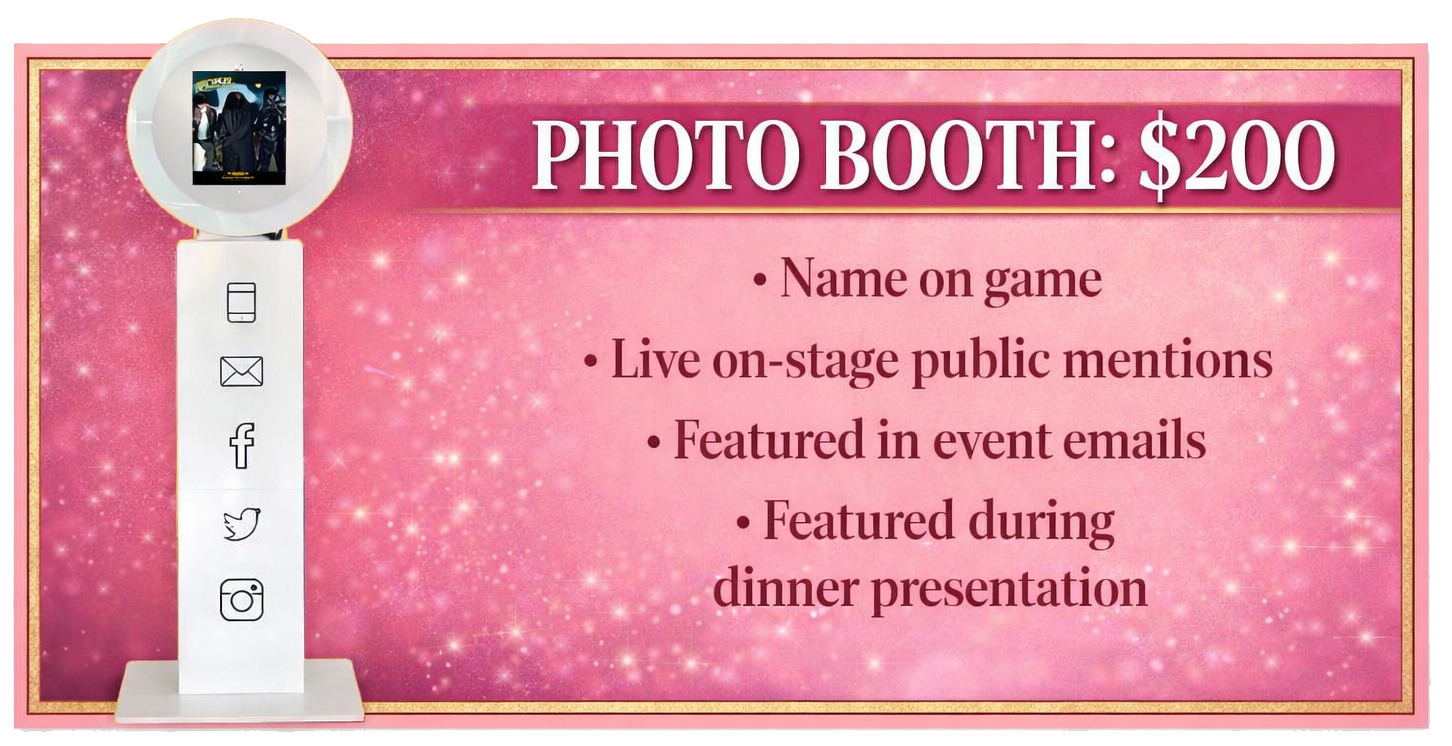 Photo Booth Sponsor